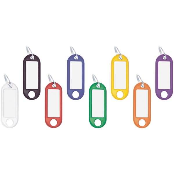 Schlüsselanhänger mit Ring 18mm farblich sortiert