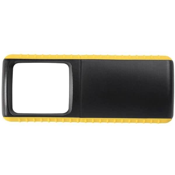 Lupe Outdoor eckig beleuchtet incl. Batterien farbig sortiert