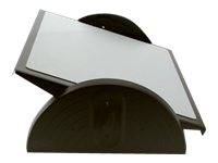 WEDO Relax Steel - Fußauflage - Schwarz, silbergrau