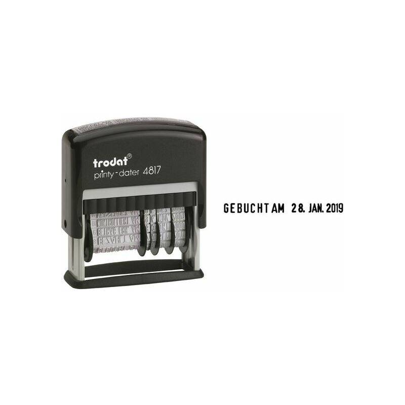 trodat Wortbandstempel Printy Dater 4817, mit Datum, SB-