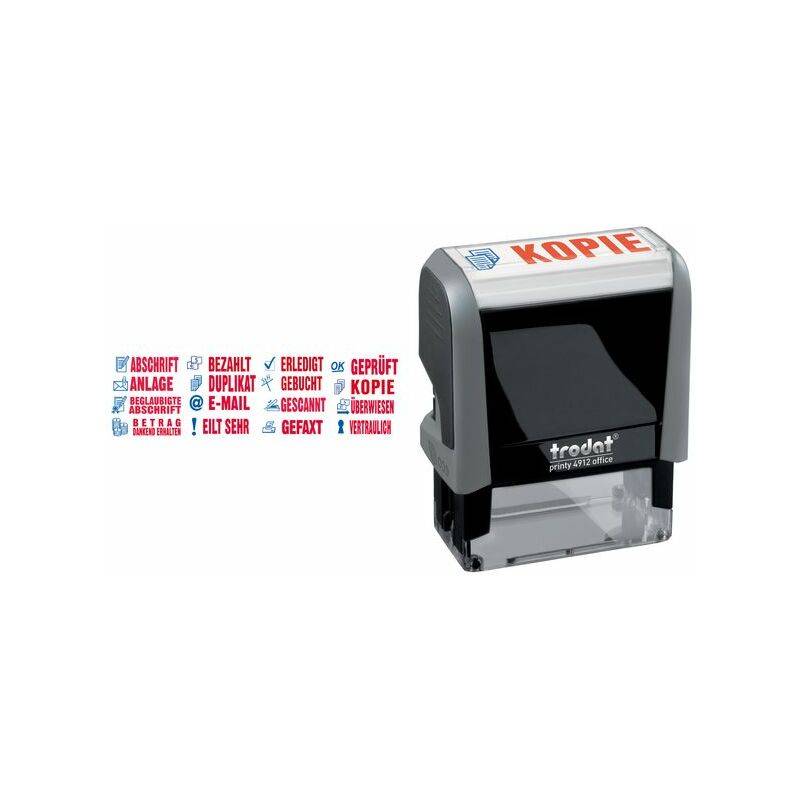 trodat Textstempelautomat Office Printy 4.0 4912 "ERLEDIGT"
