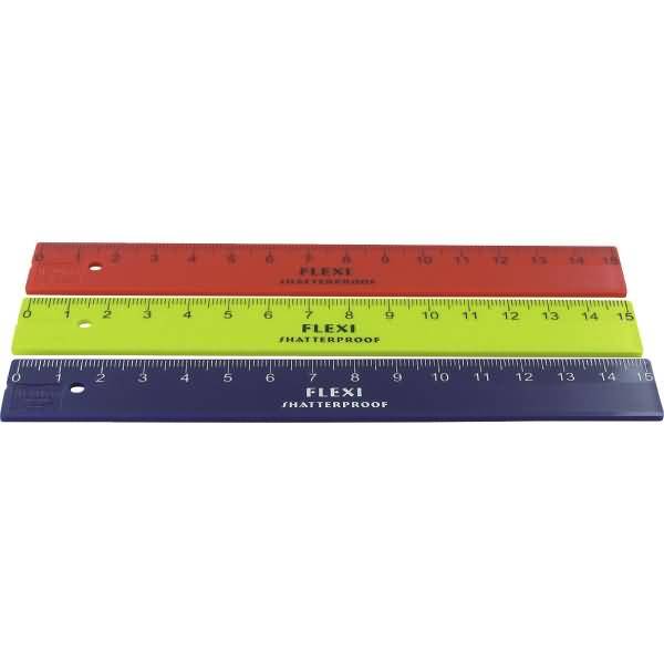 Lineal FLEXI 17cm farbig sortiert