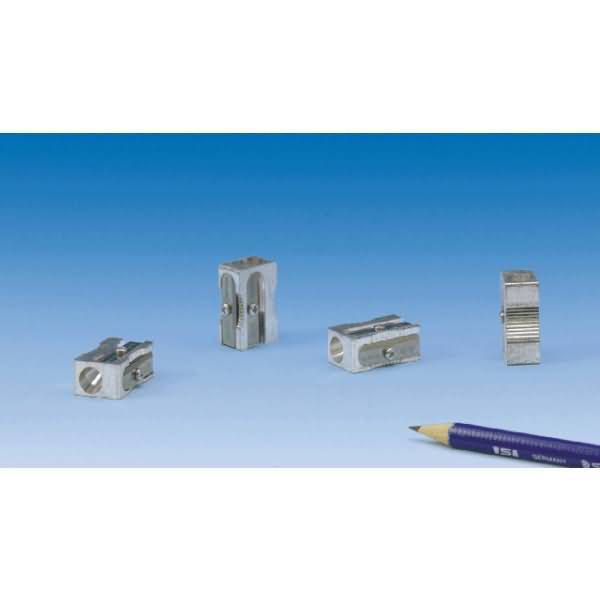 Bleistiftspitzer Metall bis 8mm incl. Ersatzmesser