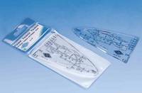 WEDO - Schablone - Parabel - durchsichtig - Polystyrol