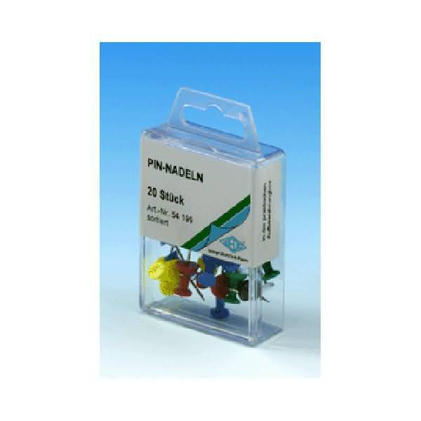 Wedo 54 103, Blau, Box, 10 mm, 10 mm, 12 mm, 20 Stück(e)