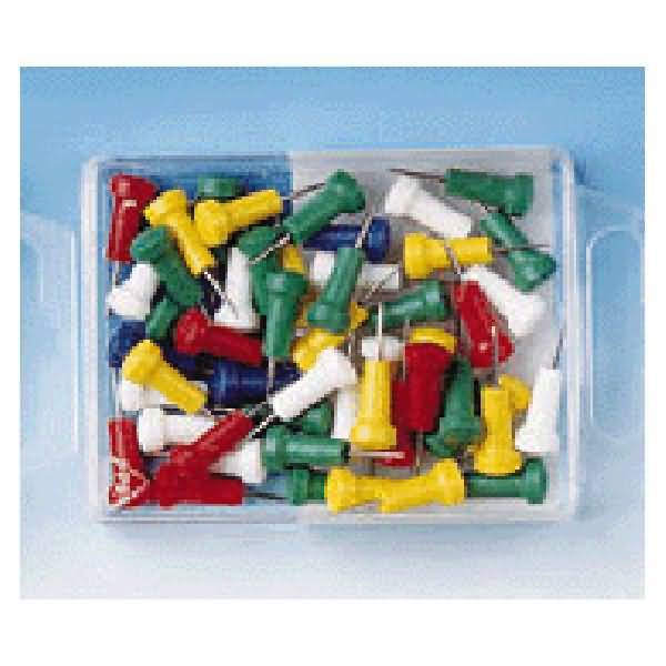 Stossnadeln farblich sortiert VE=50 Stück