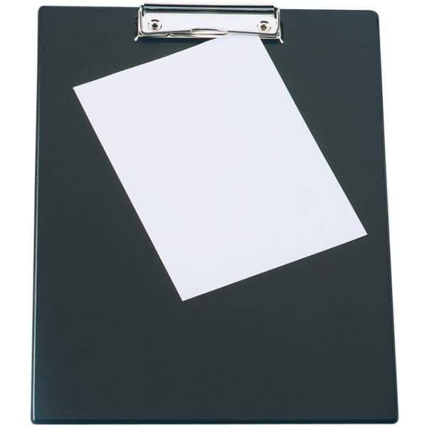 Klemmbrett A4 Kunststoff schwarz