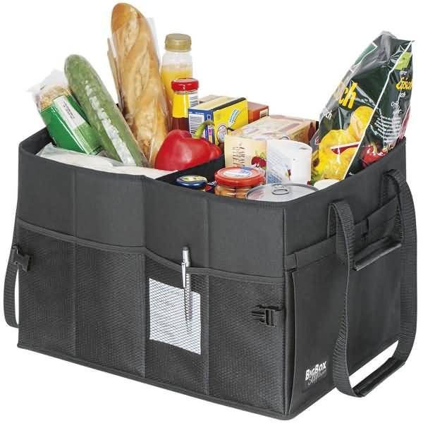Kofferraumtasche BigBox Shopper L 45x35x30 cm schwarz