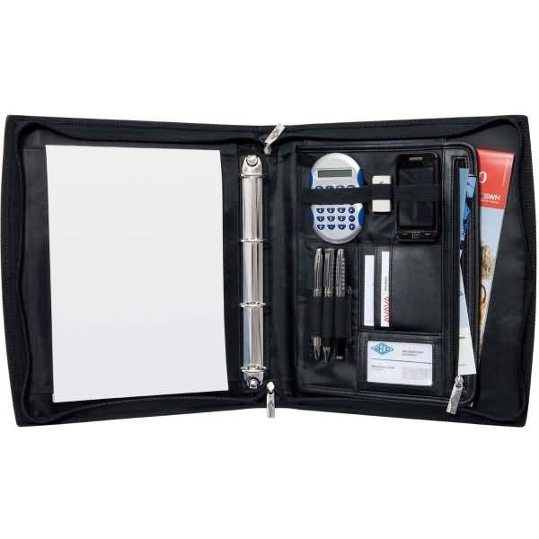 Konferenzmappegamappe mit Griff schwarz