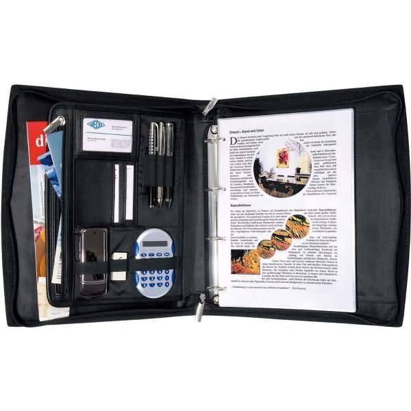 Konferenzmappegamappe mit Griff schwarz