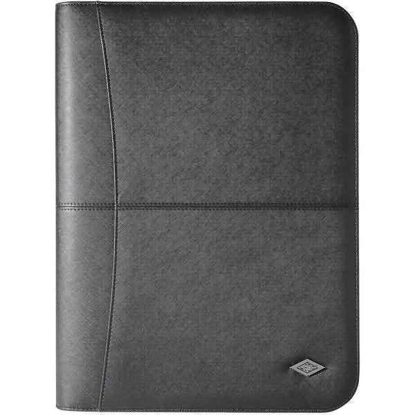 Konferenzmappe Accento A4 mit Block schwarz