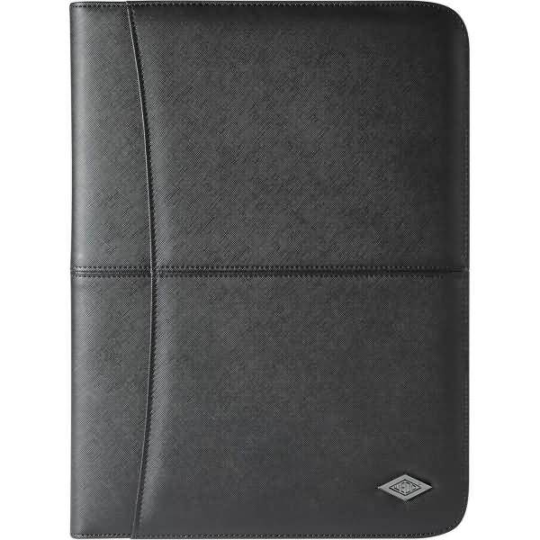 Tagungsmappe Accento A4 mit Block schwarz