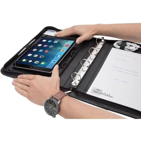 Tablet Organizer Elegance Universal 9,7 bis 10,1 Zoll schwarz