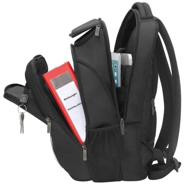 Rucksack Business+ mit Komfortausstattung schwarz