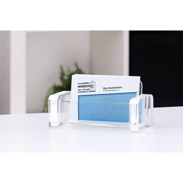 Visitenkartenhalter Cristallic Acryl glasklar