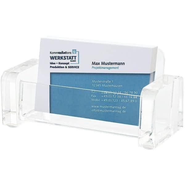Visitenkartenhalter Cristallic Acryl glasklar