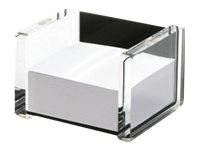 WEDO Memo Box - Notizzettelbox - Acryl - kristallklar