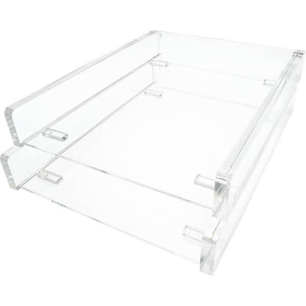 Briefablage Cristallic Acryl A4 glasklar