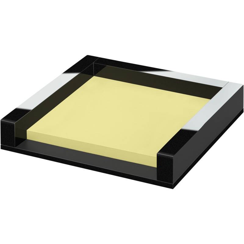 WEDO Zettelbox "black office", für Haftnotizen, schwarz