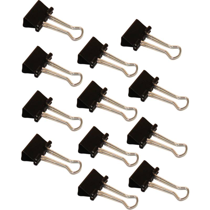 WEDO Foldback-Klammer, (B)19 mm, Klemmweite 7 mm, schwarz