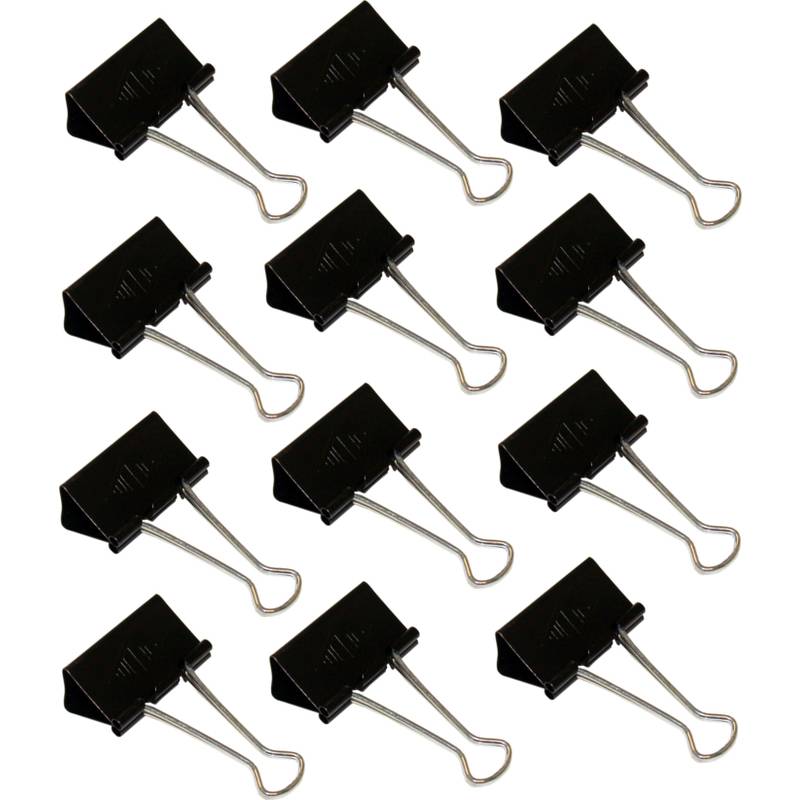 WEDO Foldback-Klammer, (B)41 mm, Klemmweite: 19 mm, schwarz