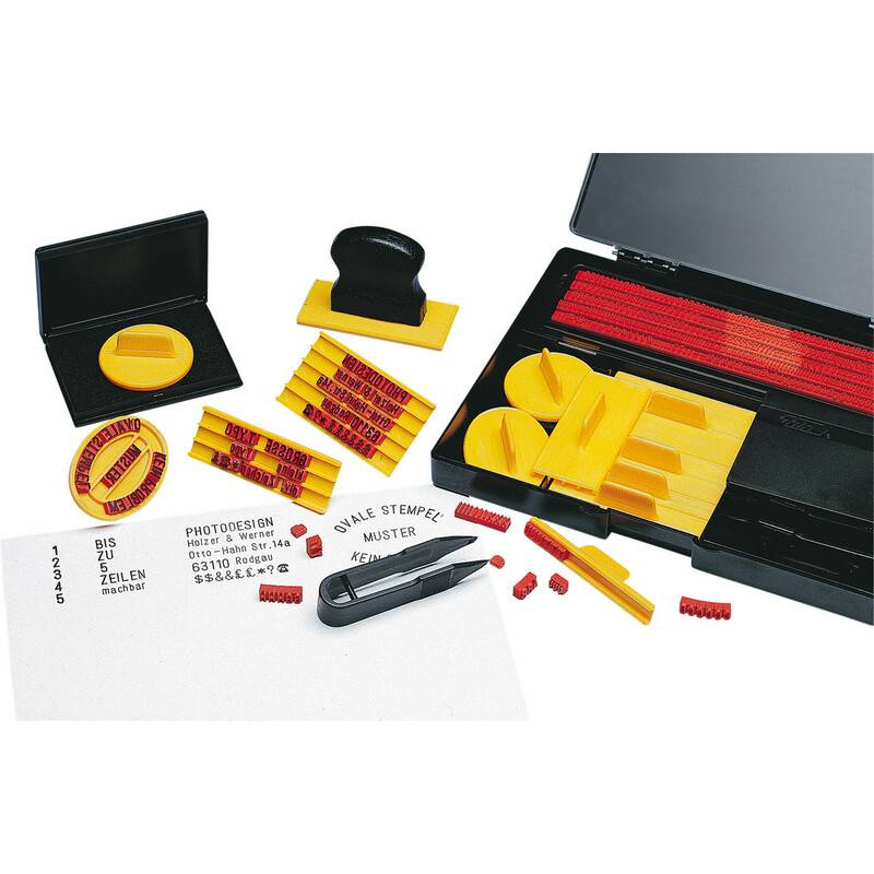 WEDO Typendruckerei mit 601 Stempeltypen