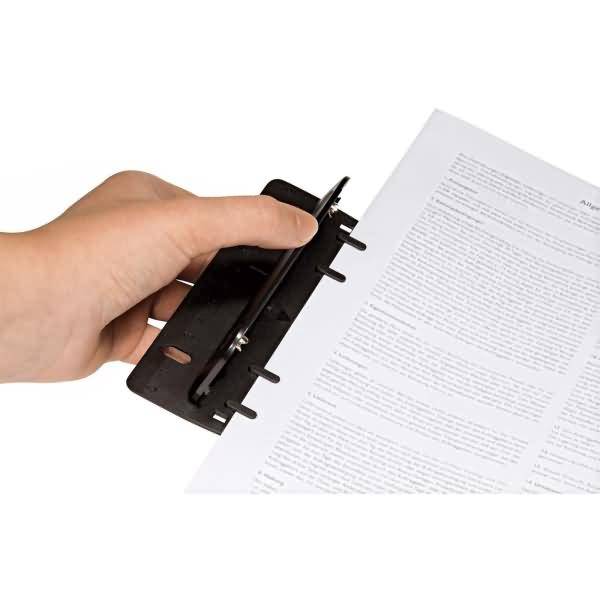 Taschenlocher 8cm Kunststoff schwarz