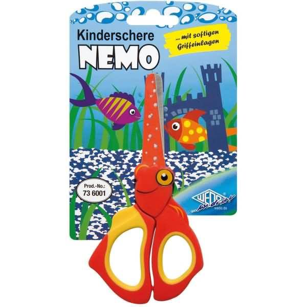 Bastelschere 13cm rund Nemo
