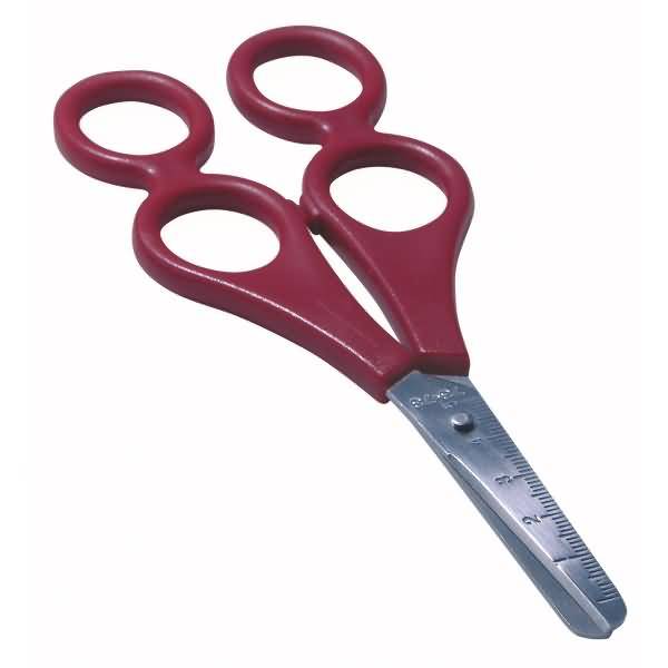 Therapeutenschere 17cm rot