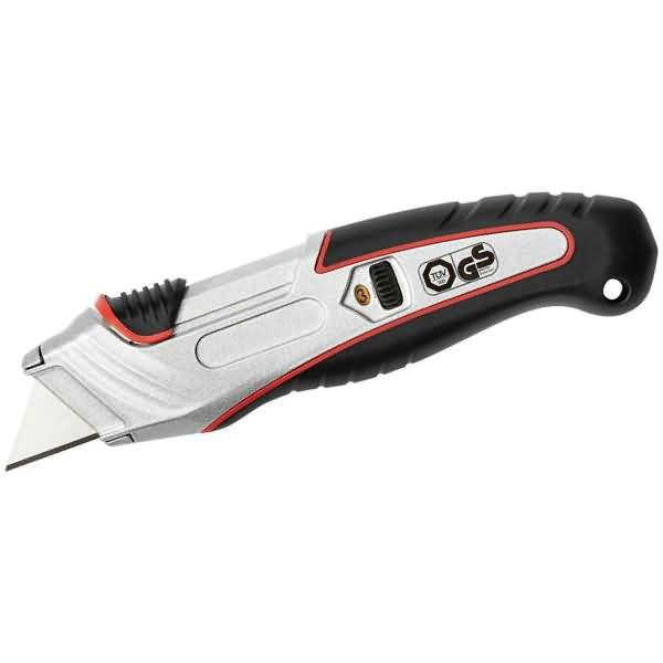 Cutter Safety Profi Trapezklinge incl. 5 Ersatzklingen schwarz