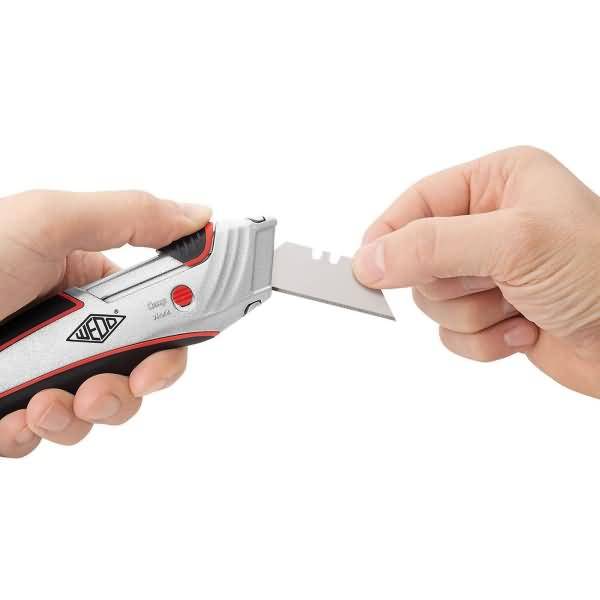 Cutter Safety Profi Trapezklinge incl. 5 Ersatzklingen schwarz