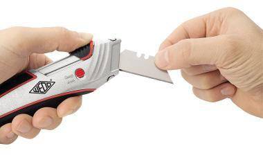WEDO Cutter Safety Profi 78845 silber/schwarz +5Klingen