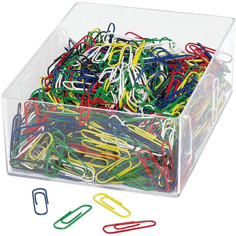 WEDO Büroklammern, kunststoffummantelt, 27 mm