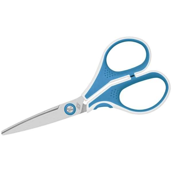 Schere Cut-it Edelstahl 13 cm hellblau