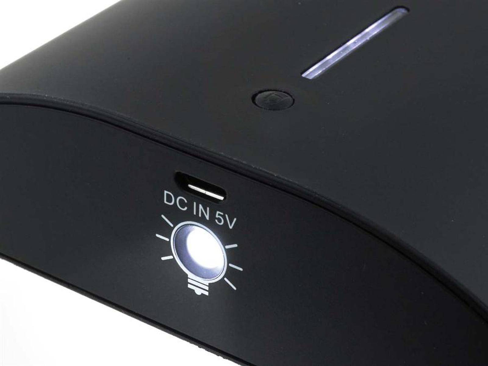 Powery Portabler USB Ersatzakkupack extern 38Wh Schwarz, 5V, Li-Ion