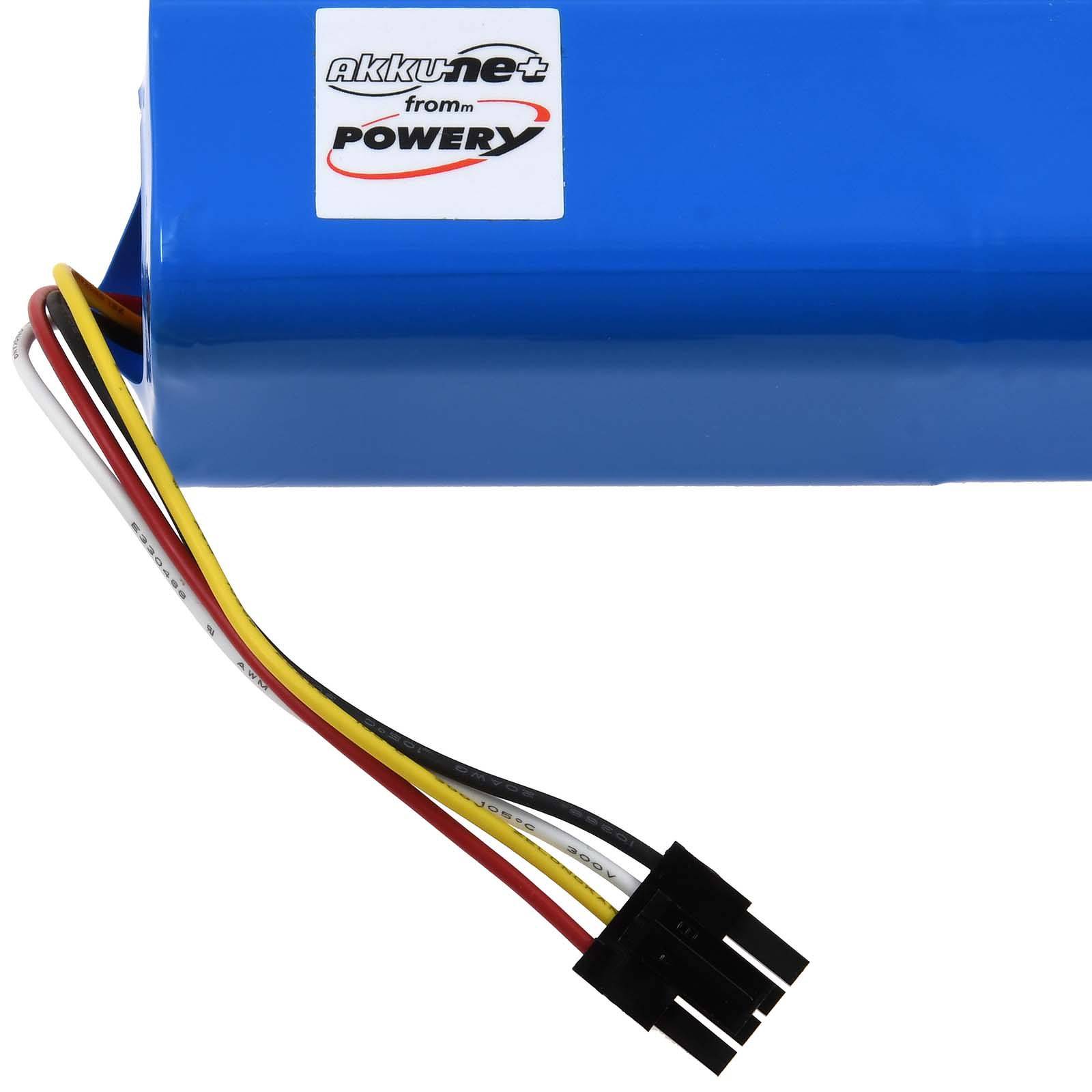 Powery Akku für Saugroboter Xiaomi MiJia Roborock S50 / MiJia Roborock S51 / Typ BRR-2P4S-5200S, 14,4V, Li-Ion