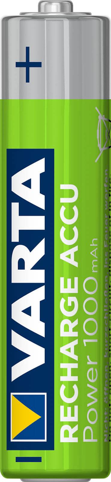 Varta Power Akku 5703 Accu R2U Micro AAA NiMH 4er Blister 1000mAh, 1,2V, NiMH