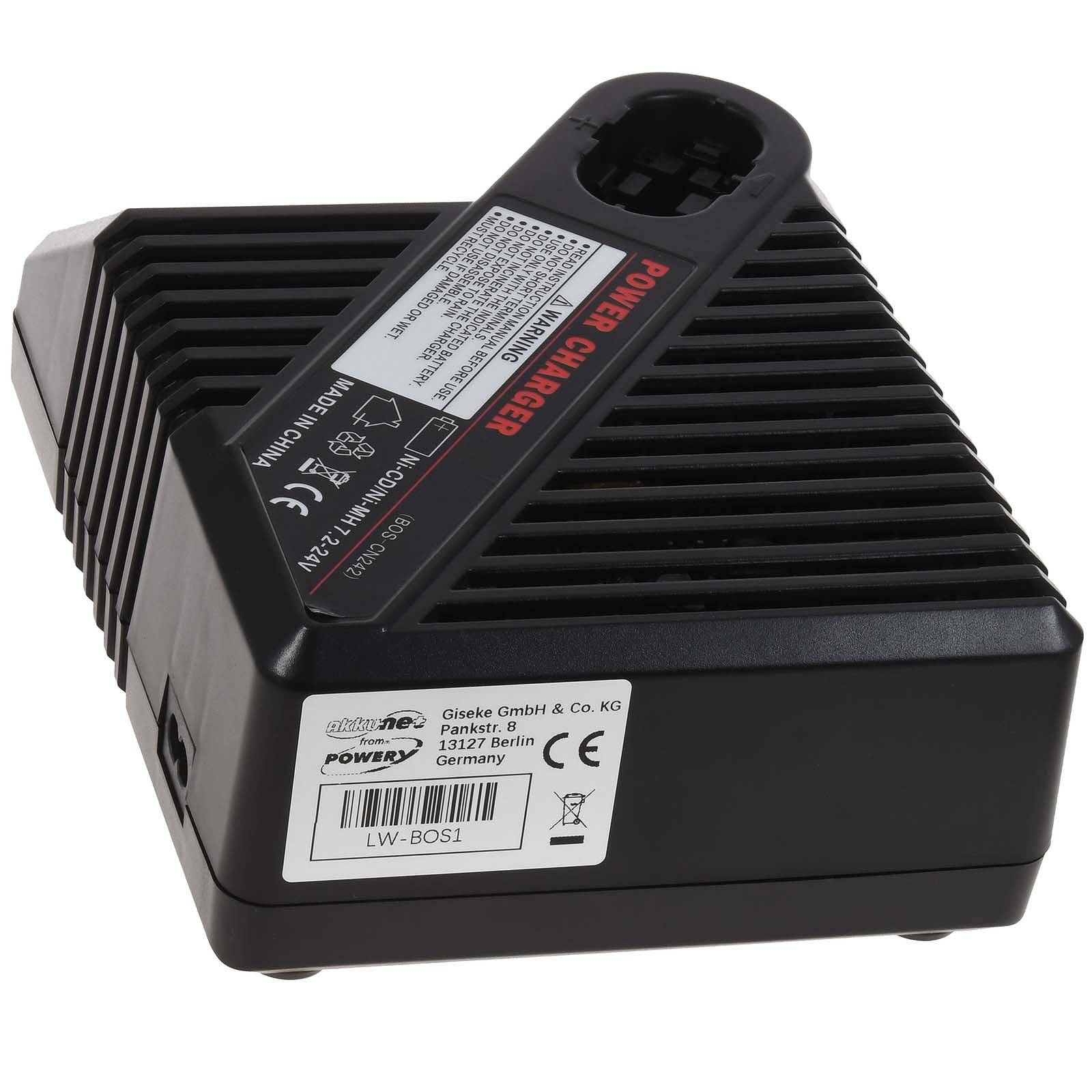 Powery Ladegerät kompatibel mit Bosch Typ AL 2450 DV, 7,2V-24V