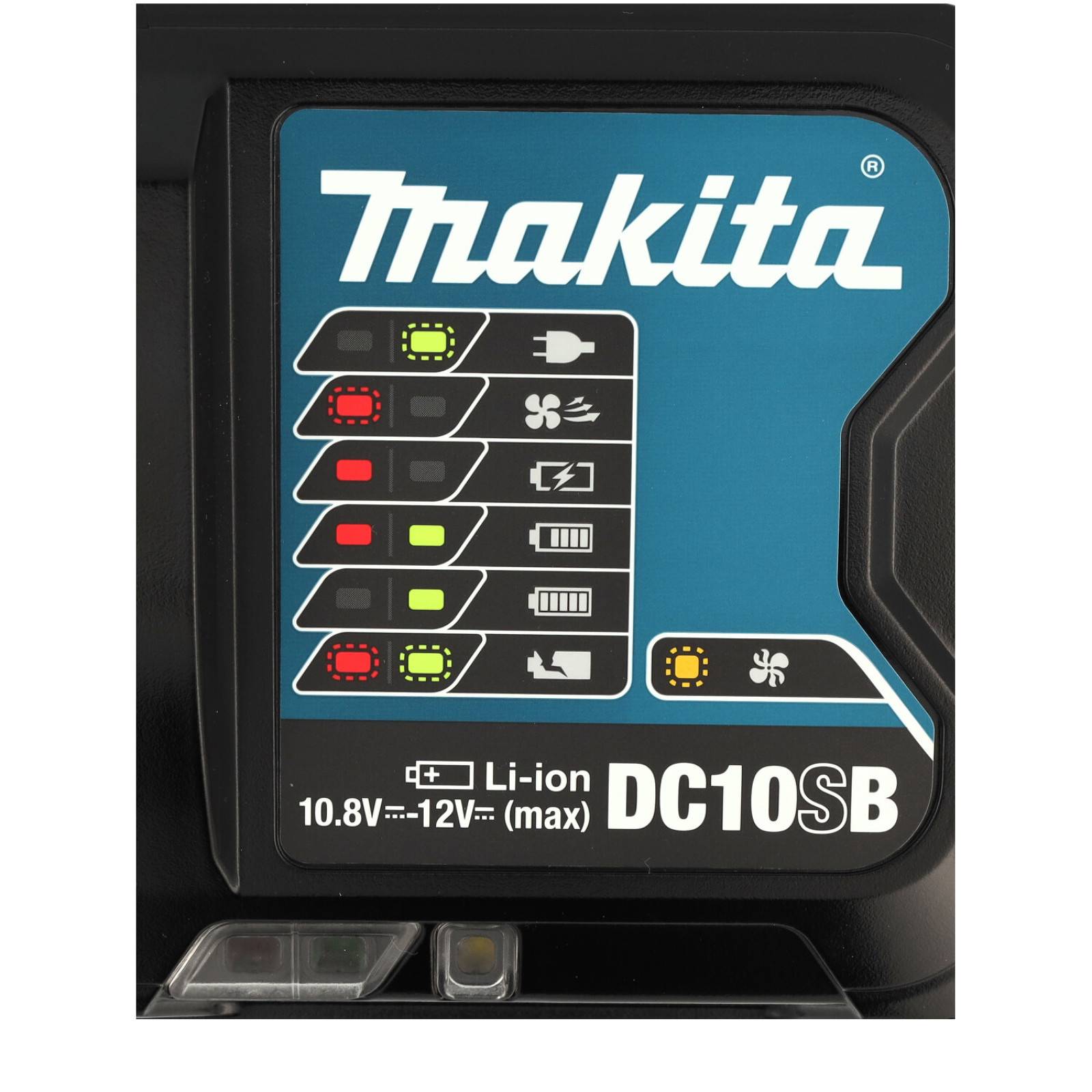 Schnell-Ladegerät Makita für Akku Typ BL1015 Original (10,8V & 12V kompatibel), 10,8V & 12V