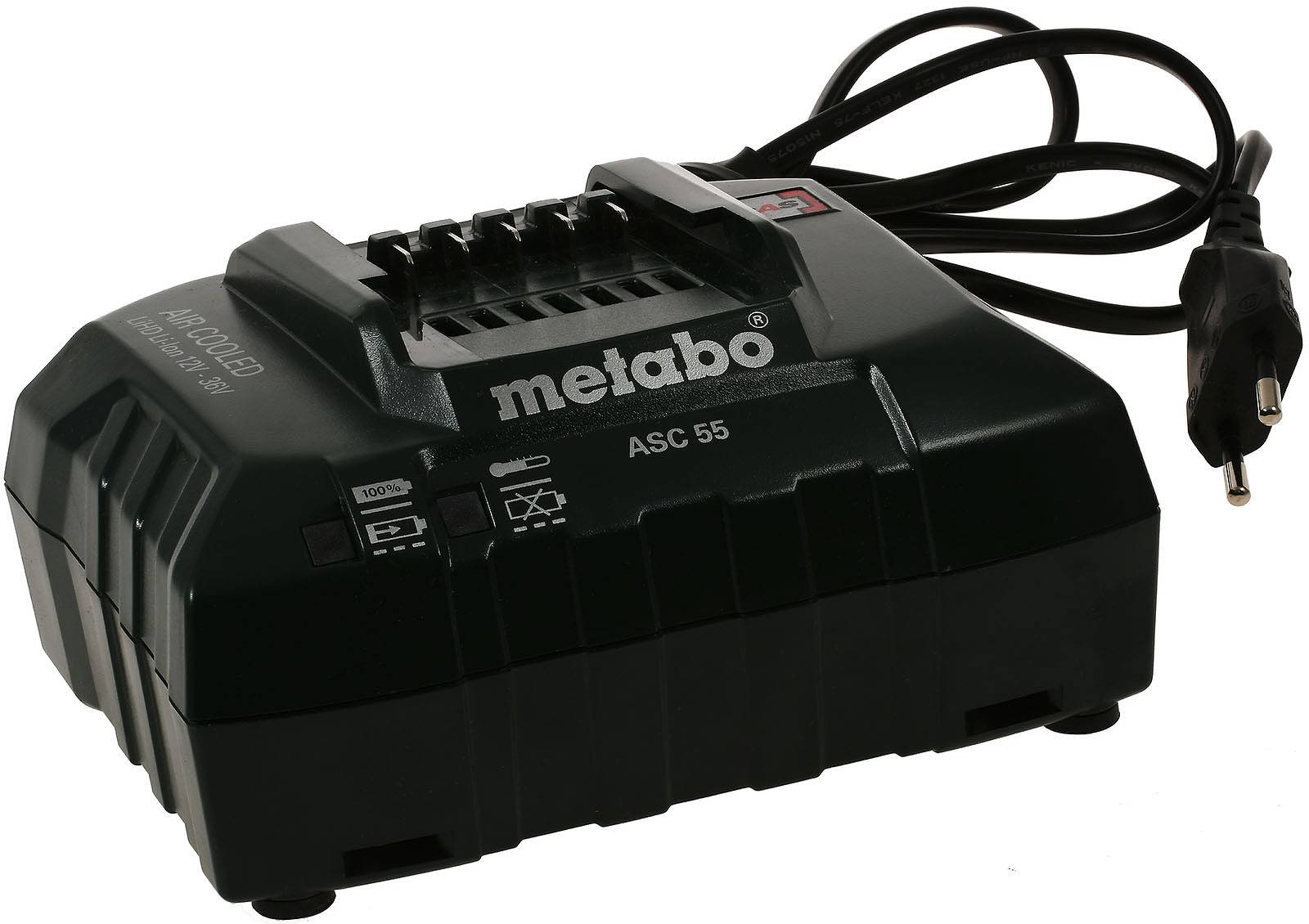 Metabo Ladegerät für Akku für AIR COOLED BS SB LT LTX 18 Original, 12V-36V