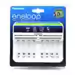 Ladegerät Panasonic eneloop BQ-CC63 für 8x NiMH AA, AAA Akkus, 100-240V Ladegerät Panasonic eneloop BQ-CC63 für 8x NiMH AA, AAA Akkus, 100-240V
