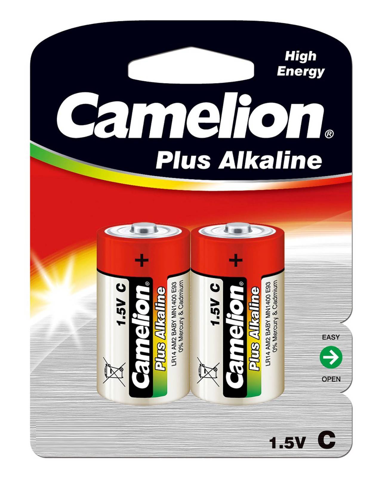 Batterie Camelion Plus Alkaline LR14 Baby C 2er Blister, 1,5V, Alkaline