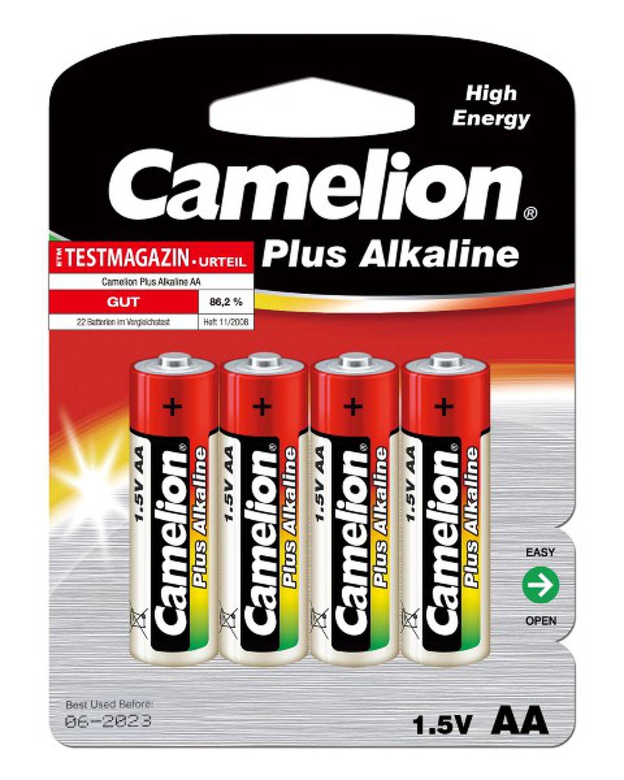 Batterie Camelion Mignon LR6 4er Blister, 1,5V, Alkaline