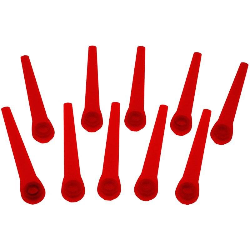 Powery 10x Ersatz-Messer für Rasentrimmer Gardena 8840