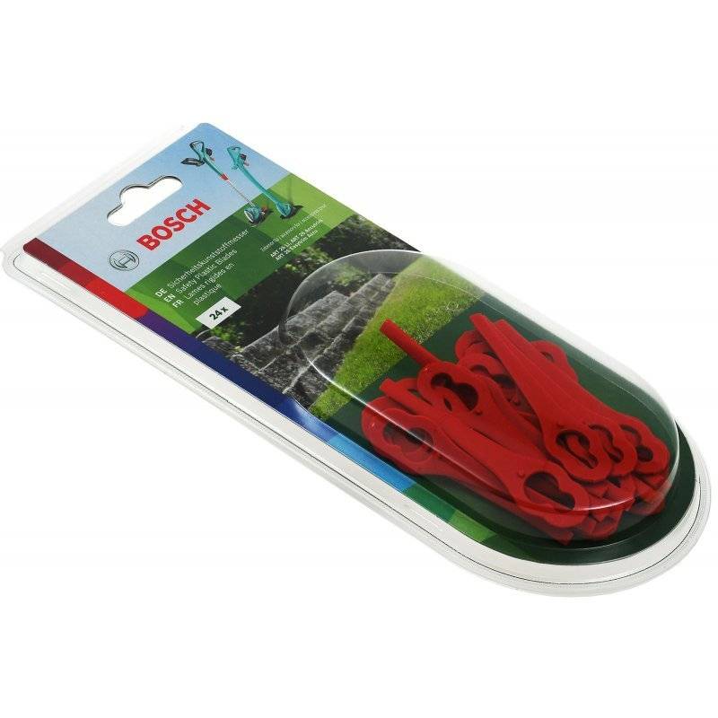 24x Bosch Kunststoff-Ersatzmesser, Systemzubehör 26cm