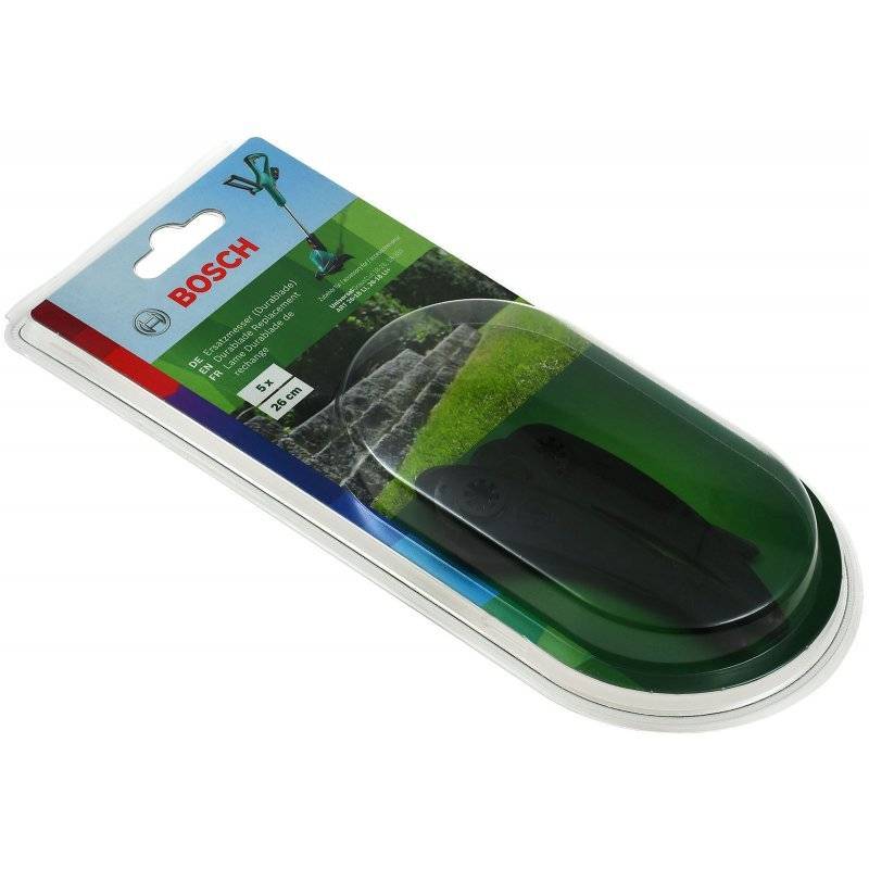5x Bosch Durablade Ersatzmesser für ART 26-18 LI / Universal GrassCut 18-26