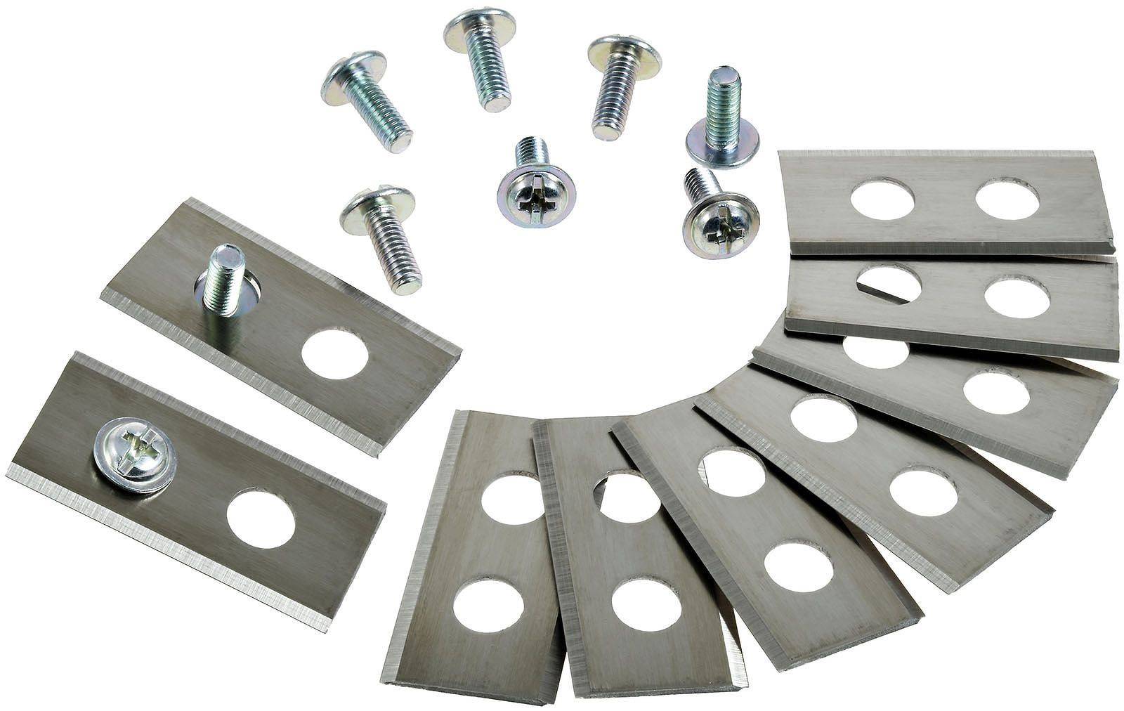 Powery 9x Ersatz-Messer Klingen/Schneid-Klingen (0,9mm) für alle Worx Landroid Mähroboter