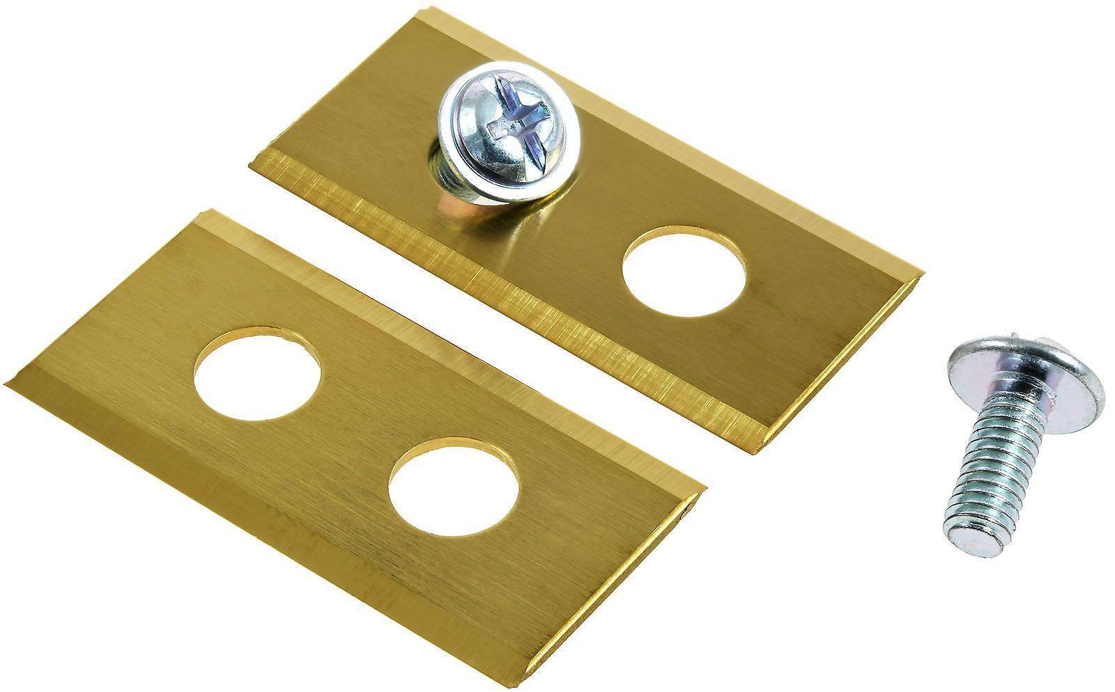 Powery 9x Ersatz-Messer Klingen/Schneid-Klingen (0,9mm) Titan für alle Worx Landroid Mähroboter