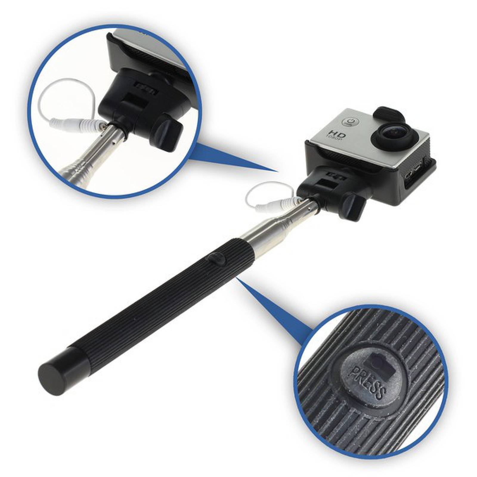Powery Powery Selfie Stick / Monopod / Einhandstativ für Smartphones