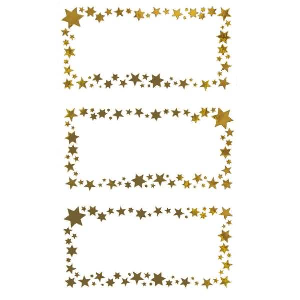 Sticker Papier 76x120mm 2 Bogen Motiv Widmung geprägt